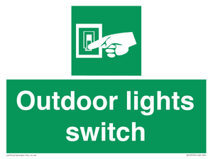 Outdoor lights switch
